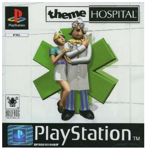 Theme Hospital PS1 Game – Good No Manual