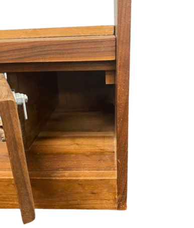 Handmade, Solid Black Walnut Cabinet **Pick Up Only**
