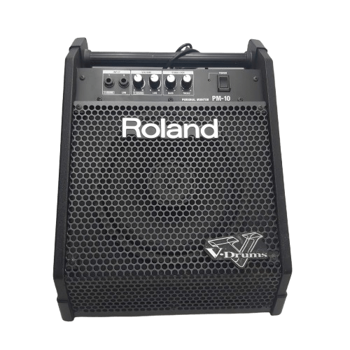 Roland Amplifier PM-10 Black With Power Cable (NA 1345205) * PICKUP ONLY*