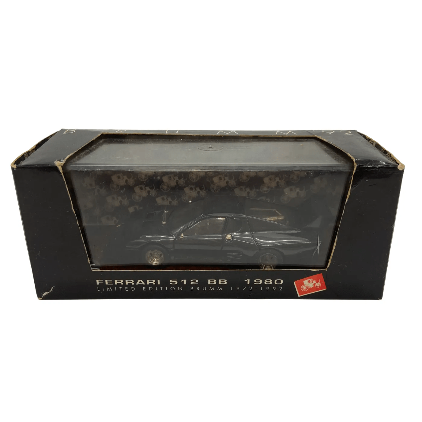 Brumm Model Car – Ferrari 512 BB (1980) Black – In Box
