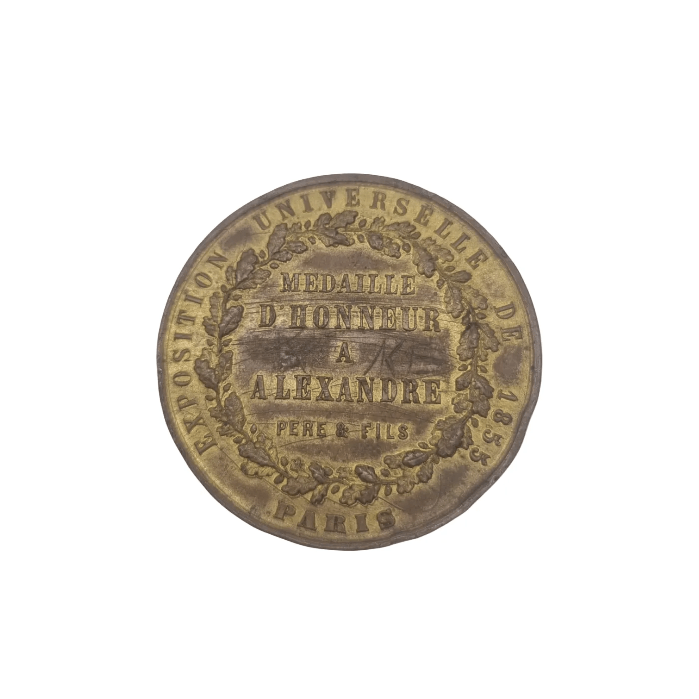Medaille d’Honneur Exposition 1985 Bronze 50mm Medal
