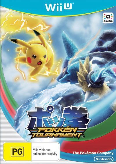 Pokken Tournament Wii U Game Good No Manual