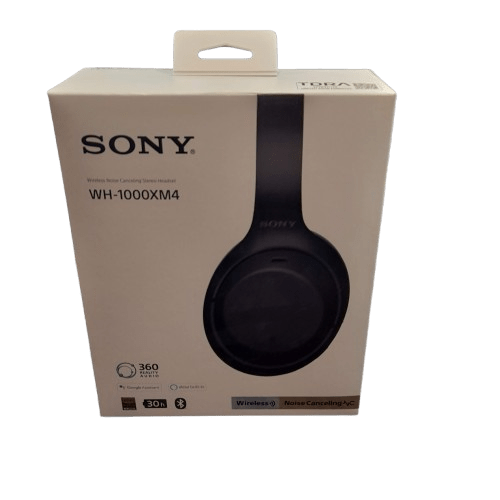 Sony Headphones WH-1000XM4/BM With Charger In Box (GE)