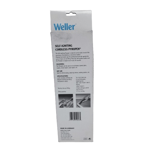 Weller WSTA4 Gas Hot Air Soldering Iron Like New