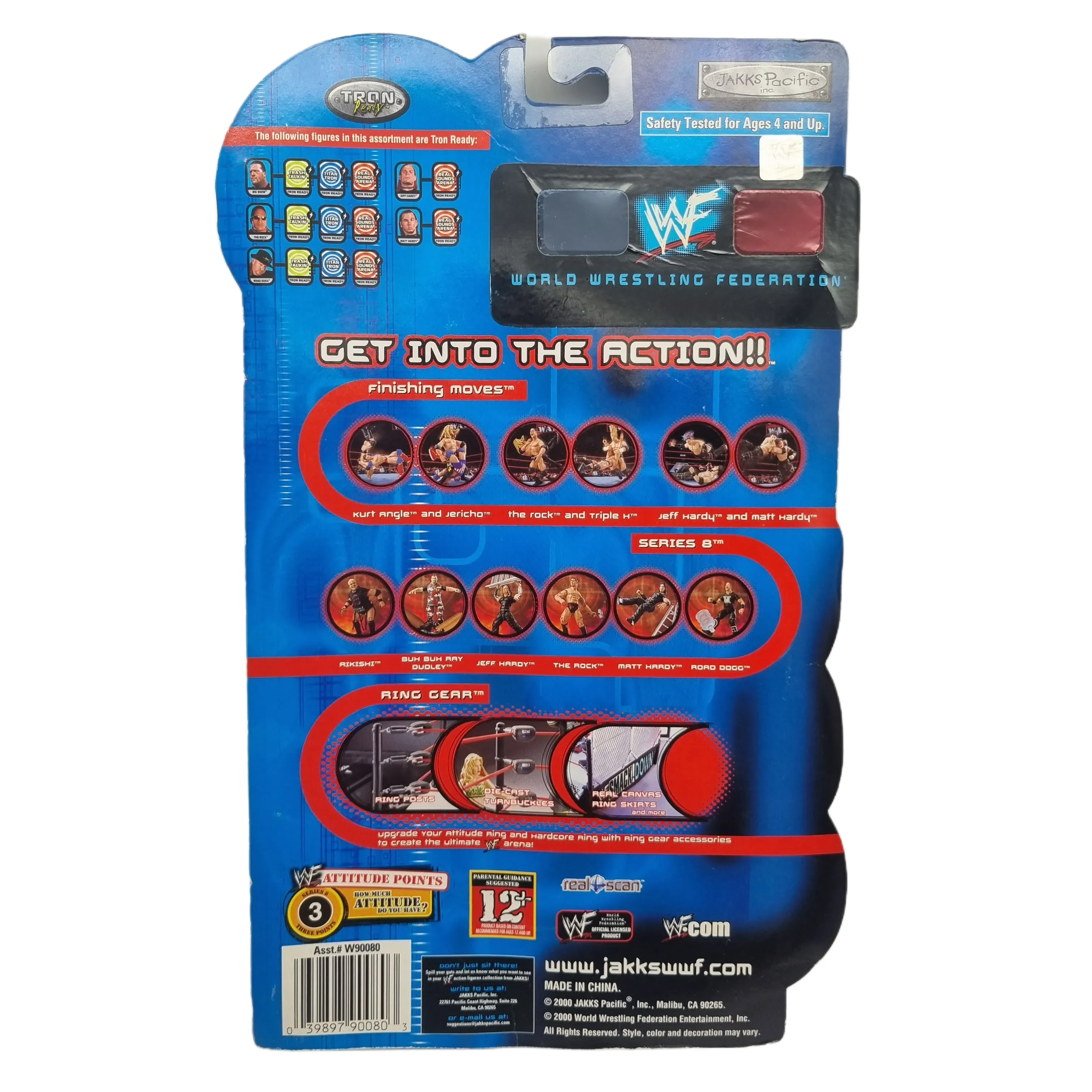 WWF Matt Hardy Jakks Pacific WrestleMania XVII Series 8 Wrestling Action Figure