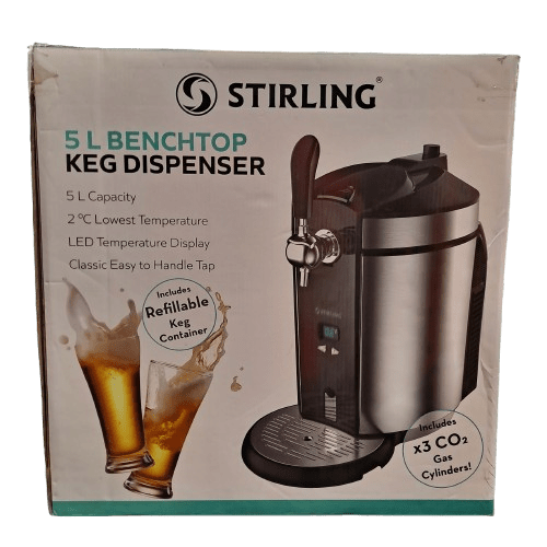 Stirling Keg Dispenser 576463 New In The Box
