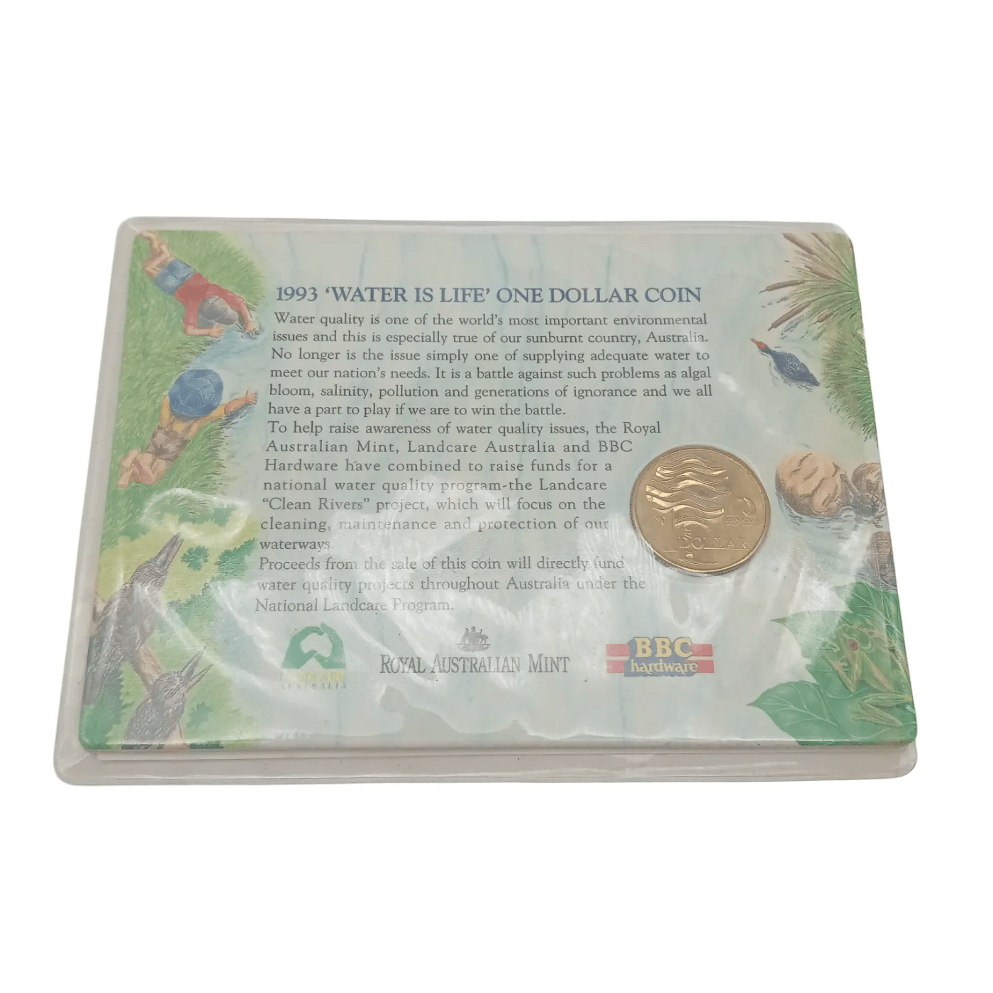 1993 “Water Is Life” $1 Gold Coin