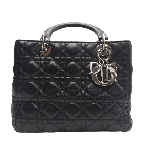 Dior Handbag Medium Lady With Long Shoulder Strap And Dustcover * Local Pickup Only *