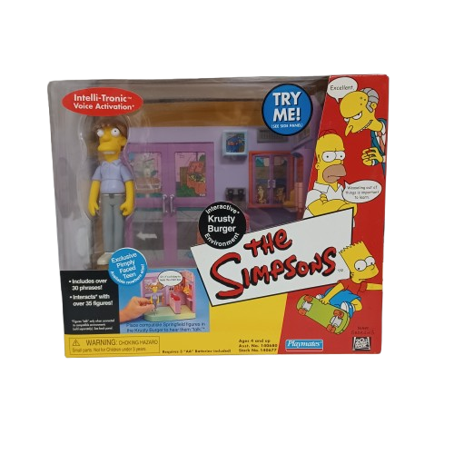 The Simpsons Krusty Burger Interactive Environment Diorama In Box (LE)