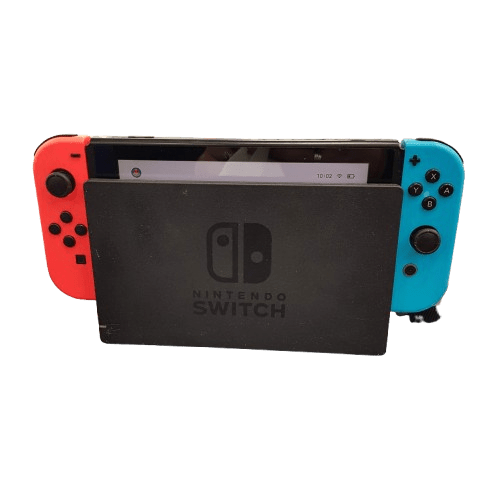 Nintendo Switch HAC-001 With Charger Dock and Controller Holder (MR)