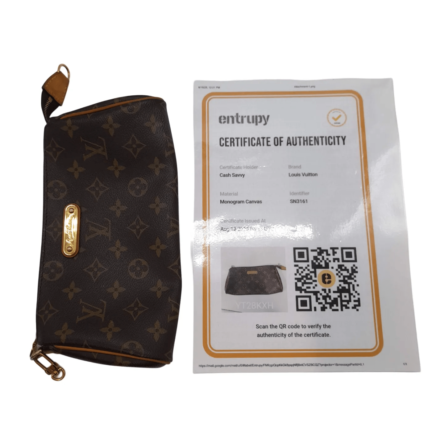 Louis Vuitton Eva Pochette Crossbody Handbag – WL 1355711