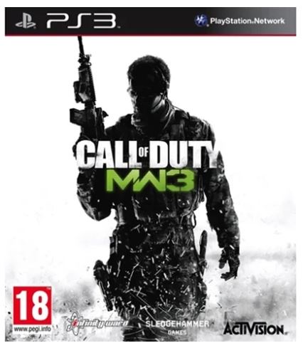 Call Of Duty MOdern Warefare 3 Playstation 3 Average Condition No Manaul