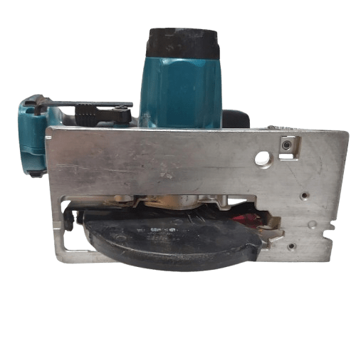 Makita 18V LXT DSS611 Circular Saw, Blue, Some Wear + Building Dust, SKIN ONLY (NA 1344281)
