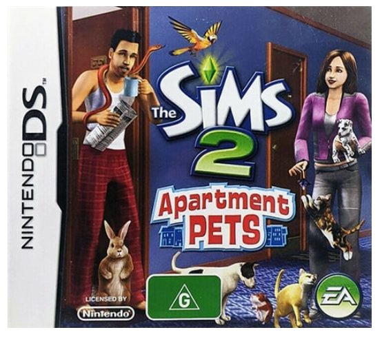 The Sims 2 Apartment Pets Nintendo DS Game Very Good Condition With Manual