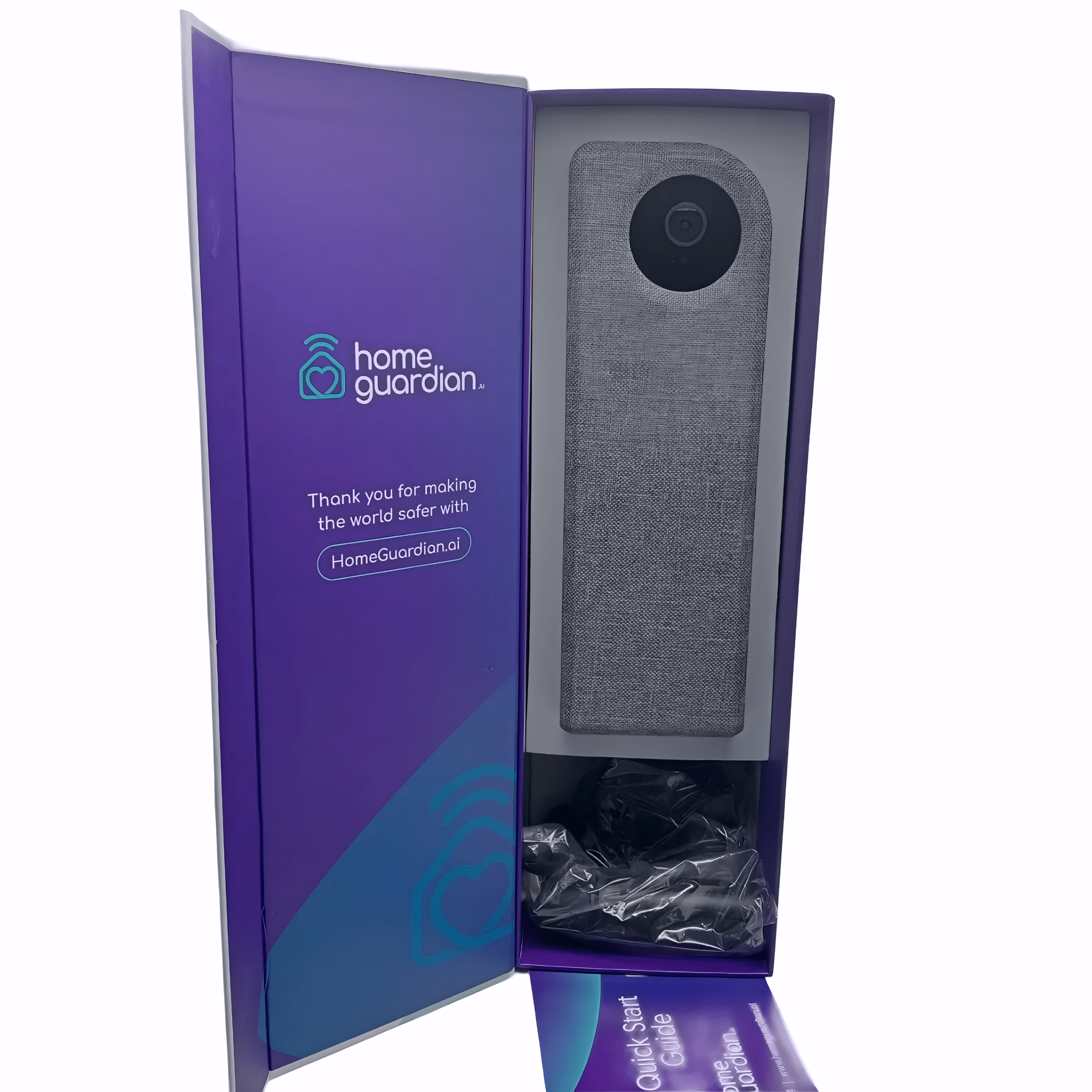 Home Guardian Surveillance Camera – AI Model II (Grey/Wood Grain)  (WR 1347028)