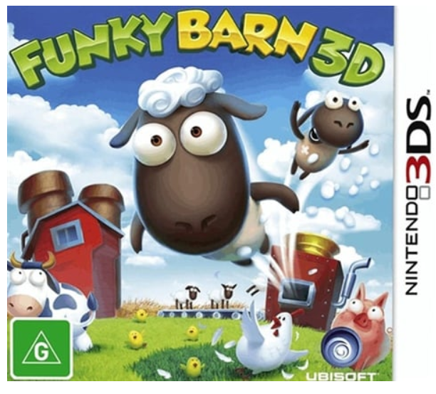 Funky Barn 3D Nintendo 3Ds Game Cartridge Only Good Condition (CP-1353490)