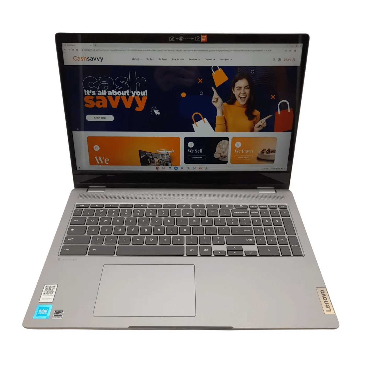 Lenovo Chromebook Flex 3 15IJL7 Laptop + Charger / Intel Celeron N4500 / 4GB RAM / 64GB SSD / ChromeOS (WL 1349503)