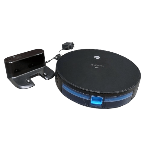 Mygenie Cordless Robotic Vacuum Black Xsonic With Charging Dock