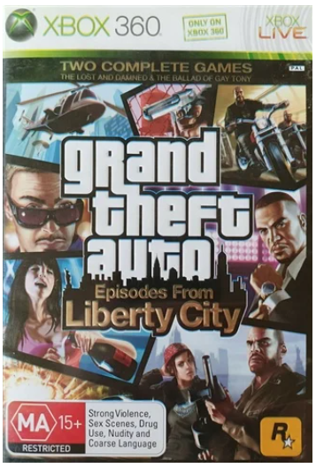 Grand Theft Auto IV + Epidsodes From Liberty City Good Condition No Manual