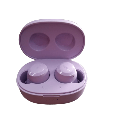 Belkin SoundForm Bolt 2 True Wireless Headphones Lavender In Box (LN)