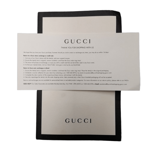 Gucci GG Black Small Messenger Bag- With Certificate or Authentification (LN)  1342747
