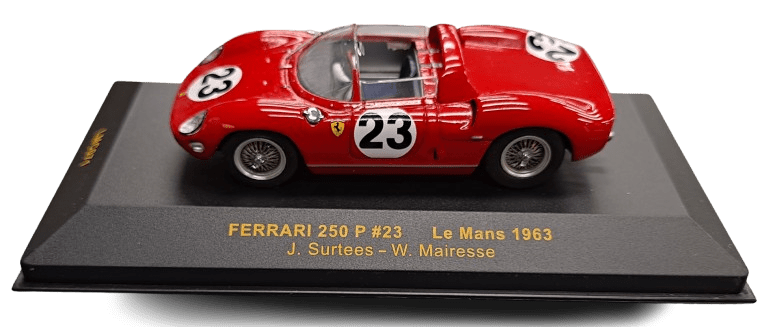 IXO Models Ferrari 250 P #23 Collectable Model Car 1:64 Scale with Case