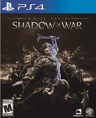 PS4 Middle Earth Shadow of War, Good Condition with Case