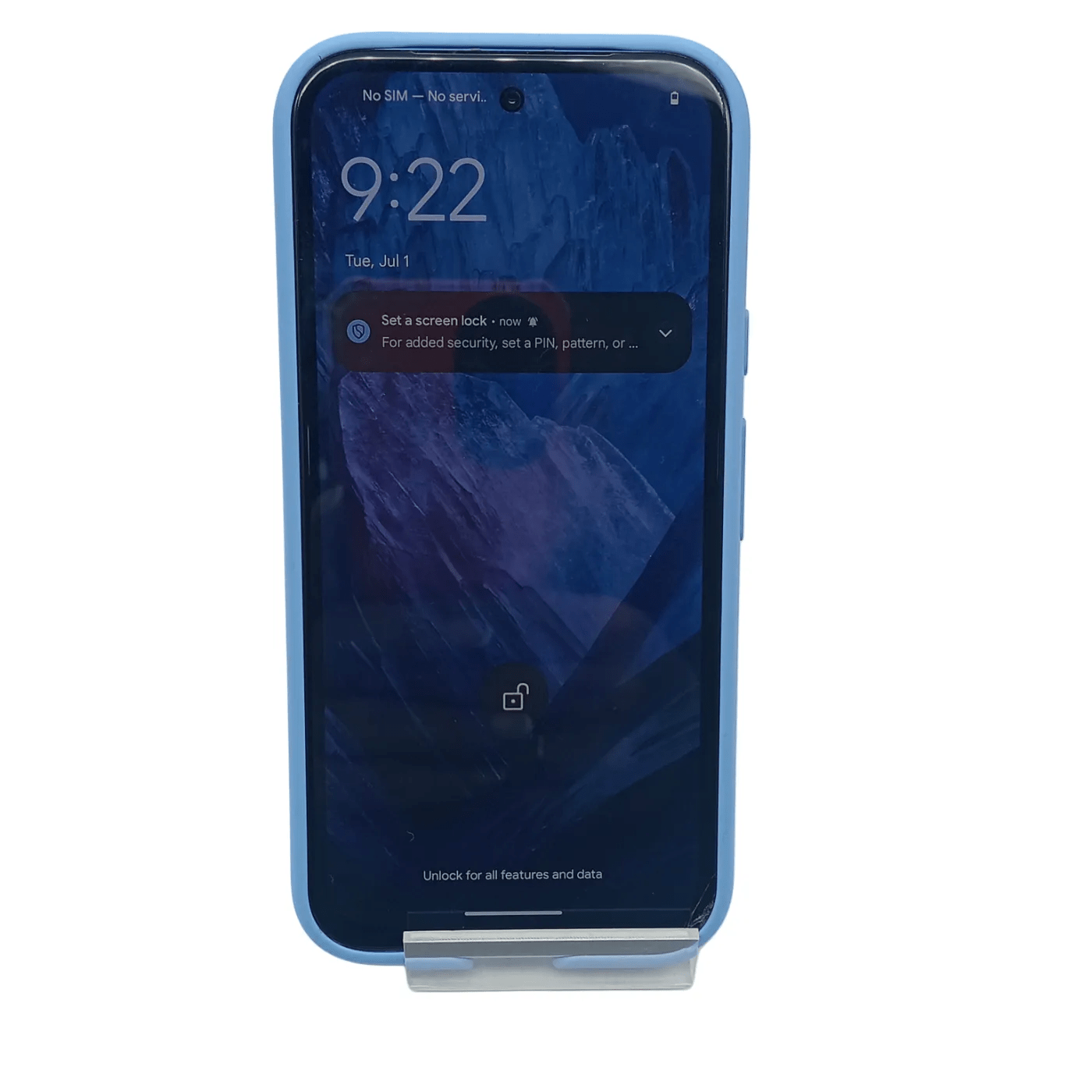 Google Pixel 8a 128GB – Blue (G6GPR) with Case    (WR 1345286)