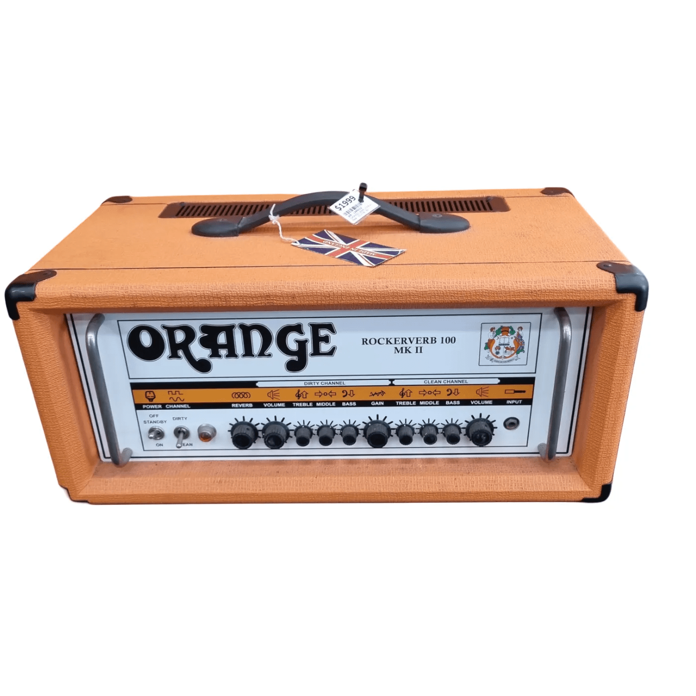 Orange Rockerverb 100 MK II 2-Channel 100-Watt Guitar Amp Head 2010 – 2014  +Power (WR 1346512) *PICK UP ONLY*