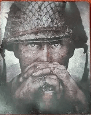 Call Of Duty World War 2 Steel Case Playstation 4 Game – Good Condition No Manual