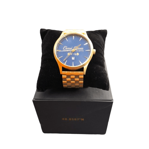 Carre – Remy Watch With Blue Face  & Box
