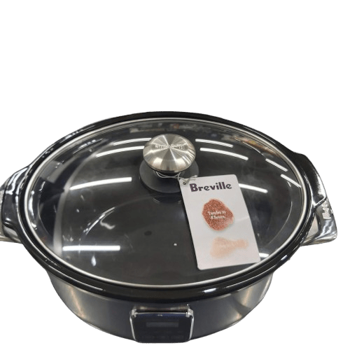 Breville Slow Cooker BSC420, 6L Capacity, Silver, Like New, With Box & Manual
