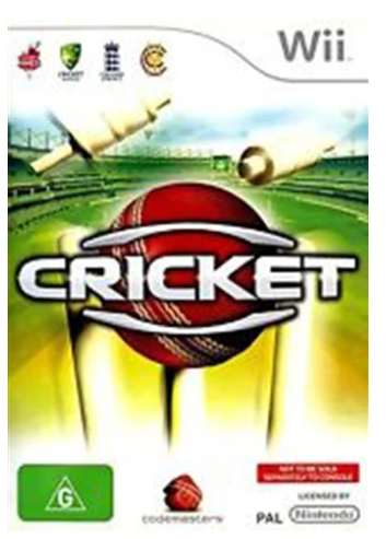 Cricket Wii Game Good Condition With Manual