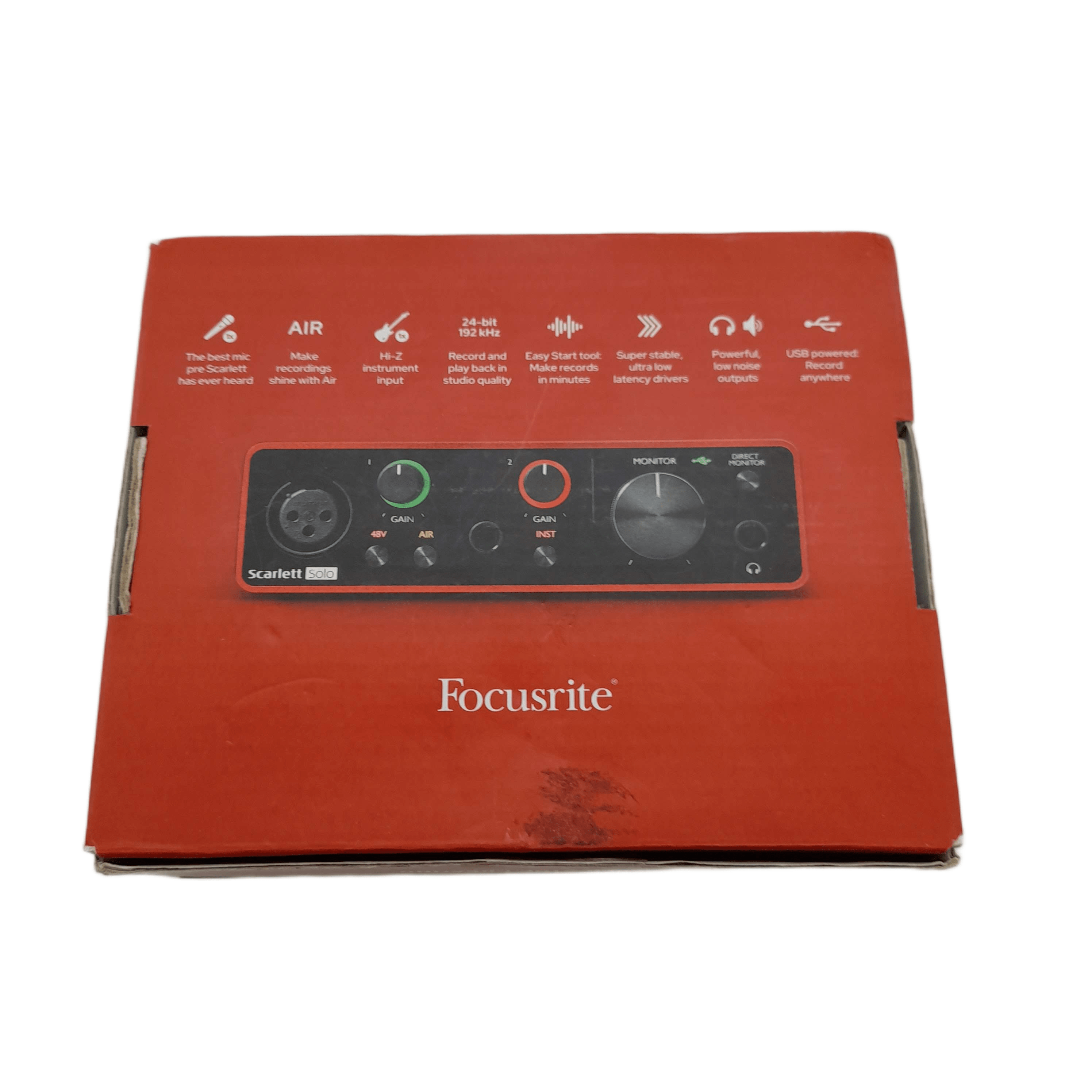 Focusrite Scarlett Solo – Audio Interface with Box  (WR 1349713)