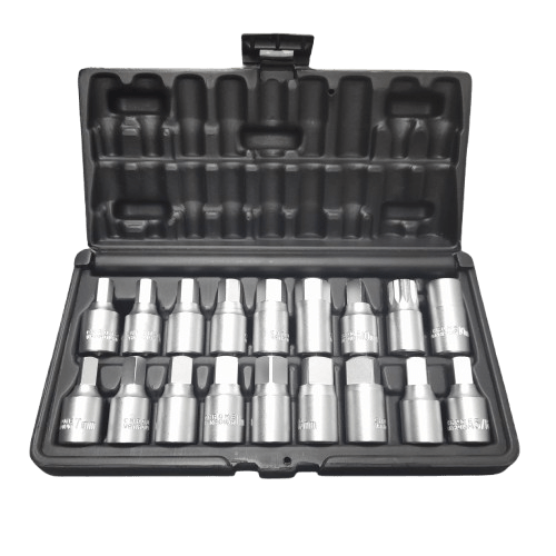 Endeavour Tools ET1236 18pce 3/8″ Square Drive Drain Plug Key Set