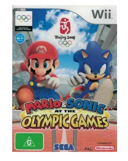 Nintendo Wii Game Mario &  Sonic At The Olympic Games Without Manual – Good Condition