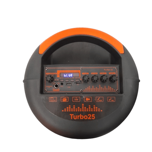 Turbo 25 Karaoke 1800W Dual 8” Bluetooth Speaker Sub Woofer Heavy Bass Sound System Party & Mic (LN)