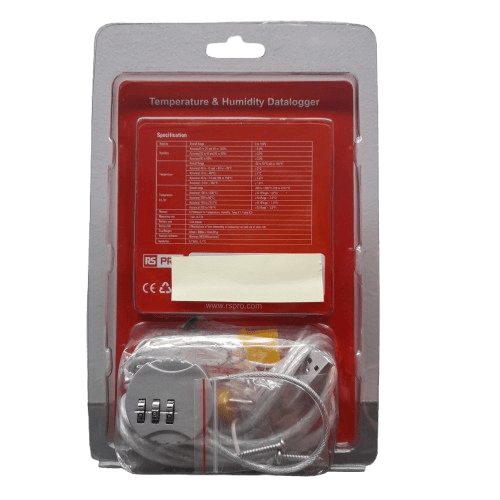 RS PRO RS-172TK Temperature & Humidity Data Logger, USB, 1 Input Channel(s) in Packet