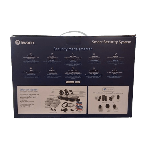 Swann SWDVK-855804FB 8-Channel 4K Ultra HD DVR Security Kit Like New In Box Sealed (CP1353190)