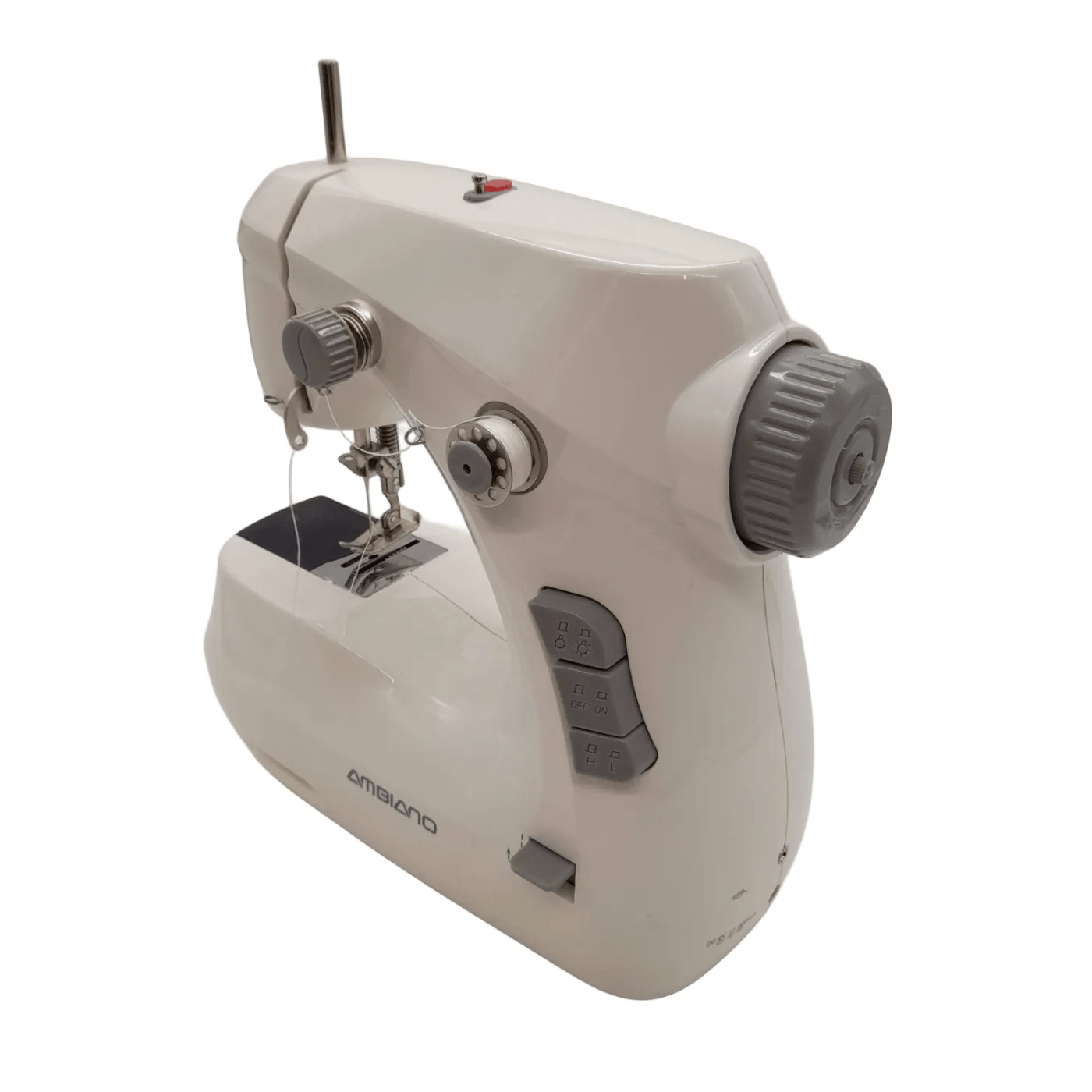 Ambiano 837699 Mini Sewing Machine +Power +Pedal +Spare Bobbins (WR 1351449)