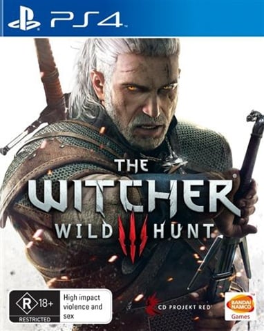 Witcher 3: Wild Hunt Playstation 4 Game, Very Good Condition, No Manual (CP 1242244)