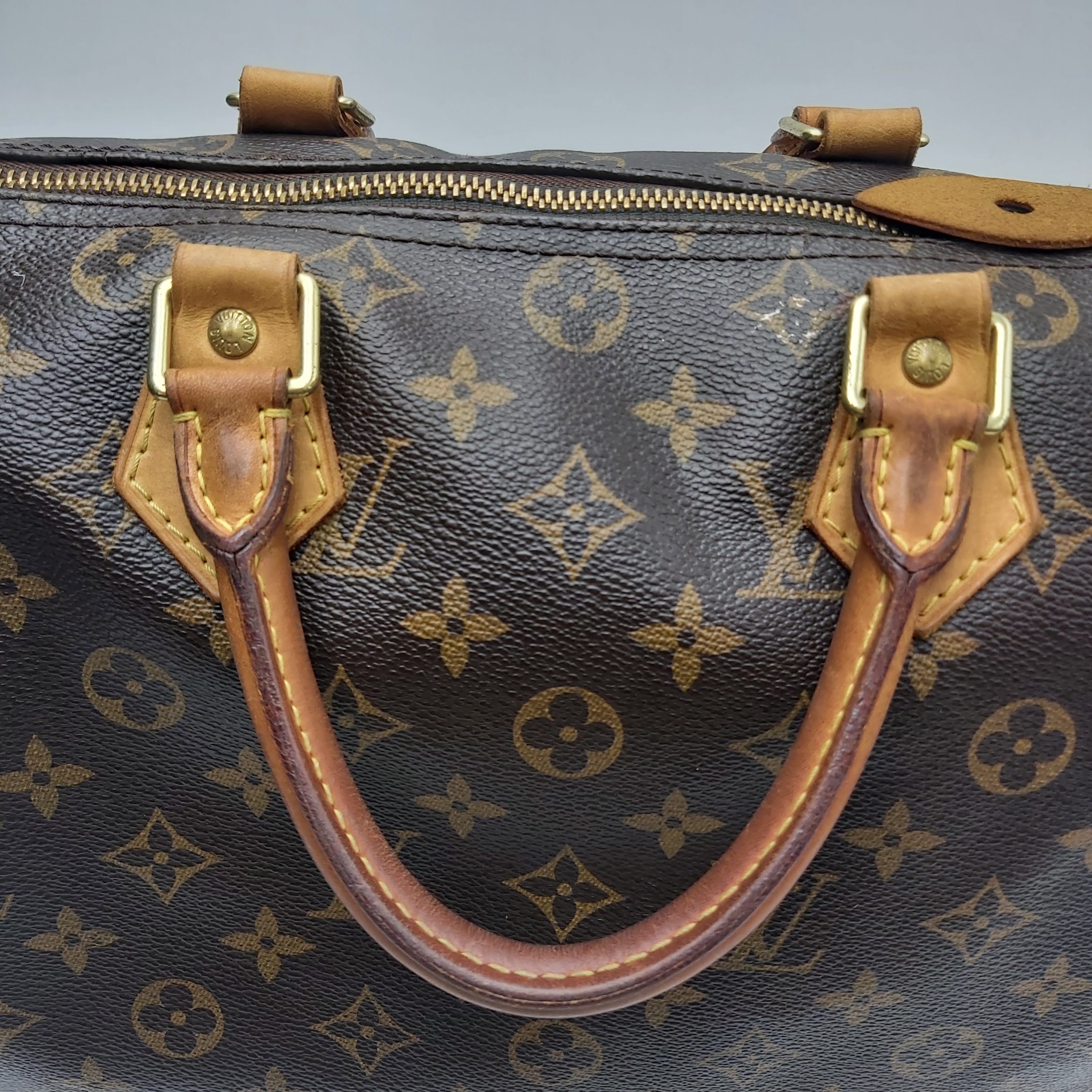Louis Vuitton Speedy 30 Bag – Monogram Canvas – Verified with Entrupy Certificate
