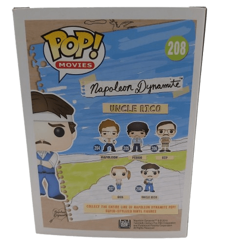 Napoleon Dynamite Uncle Rico #208 Pop Movies Good Condition In Box (CP-1353347)