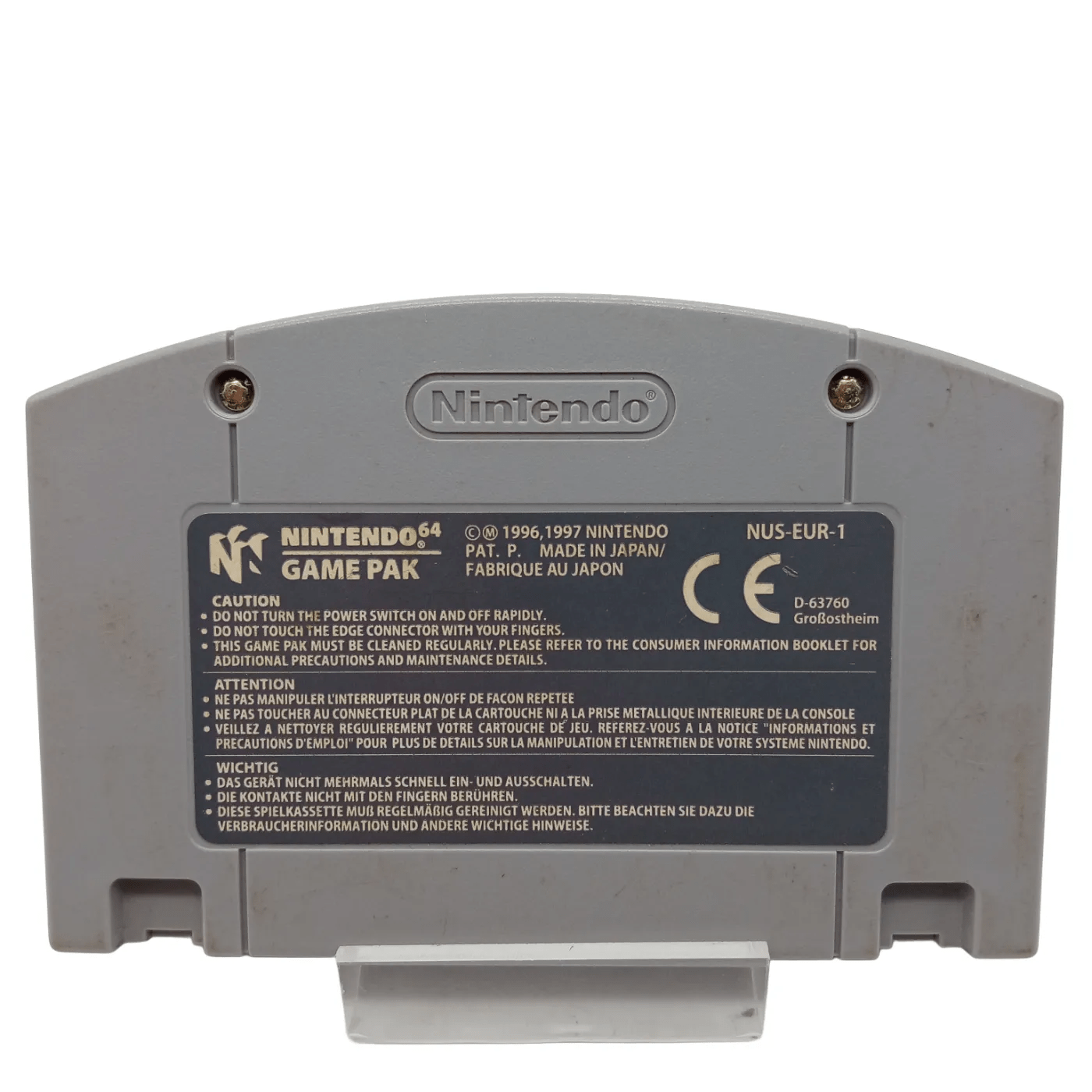 007: The World Is Not Enough – Nintendo 64 Game (Grey Cartridge)   (WR 1349937)