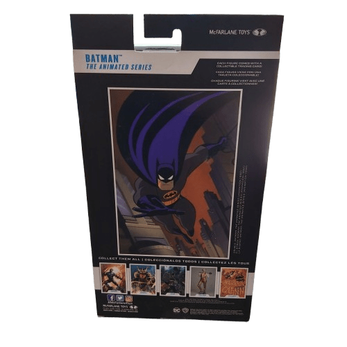 McFarlane Toys DC Multiverse, Batman The Animated Series 7in Figurine, Batman, Blue/Gray Variant, Like New In Box (CP 1344791)
