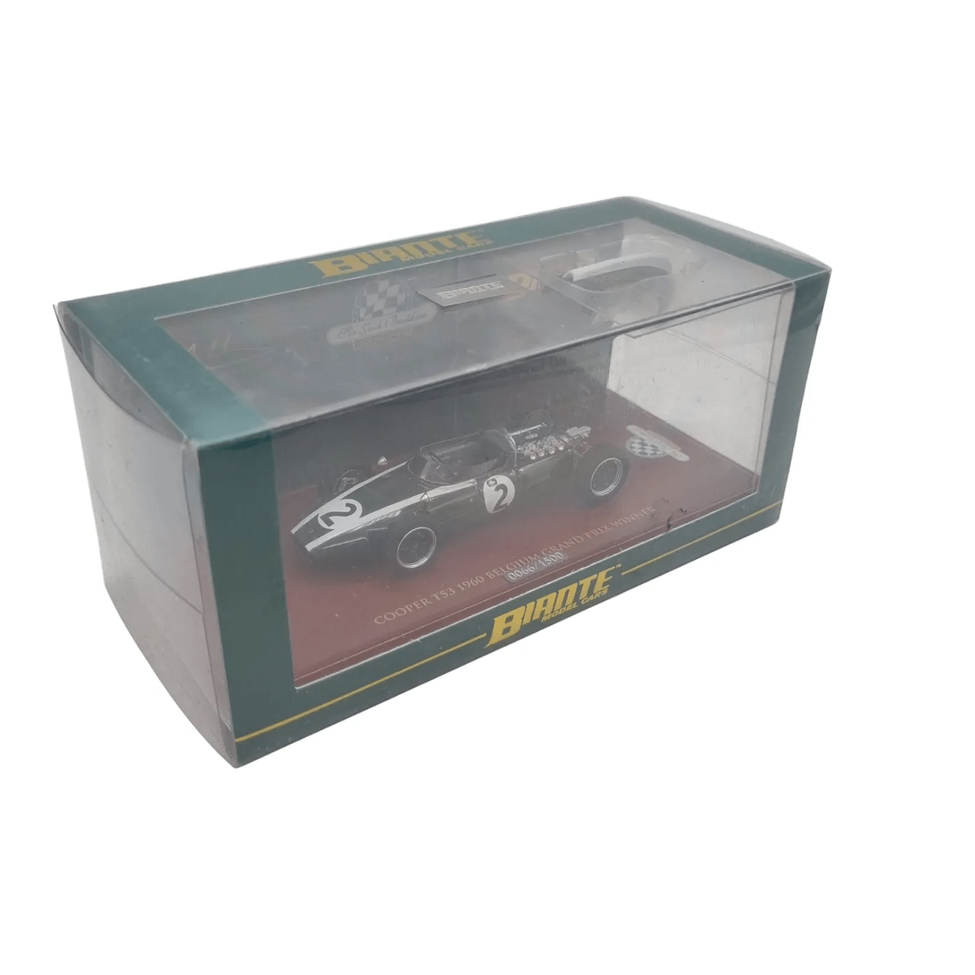 Biante Model Car: Cooper T53 1960 Belgium Grand Prix Winner #0066/1500 *In Plastic Case*