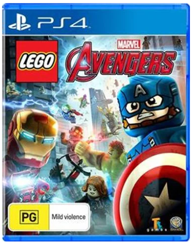 Lego Marvel Avengers PS4 Game Very Good With Manual