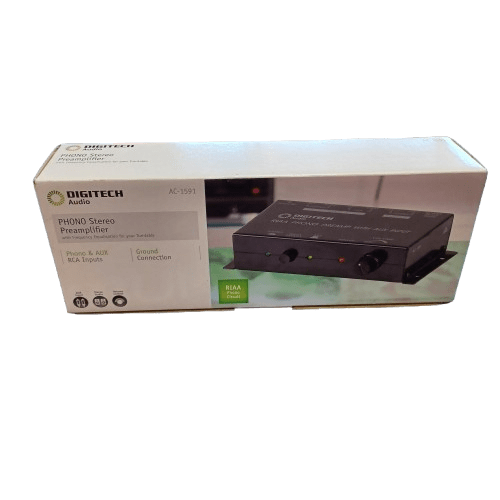 Digitech Phono Stereo PreAmp AC1591, Like New, With Box, AC Adaptor + Instructions