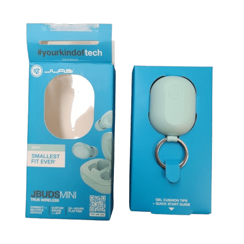 JLab JBuds Mini True Wireless Earbuds – Light Blue