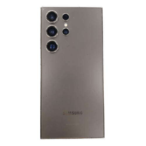 Samsung S24 Ultra 256GB Grey With Case (SM-S928B) Crack On Back Near Camera